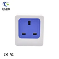 Ychwanegiad Wal Wifi Hysbysiad Smart Wifi Opens Wall Socket Smart Socket Smart UK Safon a wnaed yn Tsieina